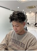 グリースで決まる♪リバースパーマ