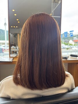 カノエ 山口小郡店(canoe) 髪質改善トリートメント×オレンジカラー