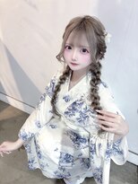 オズ 梅田店(OZ)&nbsp;ミルクティーグレージュ/バージンレミーエクステ80枚