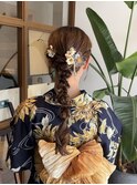 ヘアセット/浴衣ヘア/編みおろし