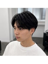 メンズ ドルチェ(men's Dolce)&nbsp;【曲がる縮毛矯正】#メンズ#センターパート#曲がる縮毛矯正
