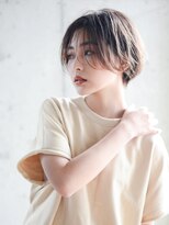 エムクランメイクス 原宿 表参道(m.clan MAKE'S)&nbsp;大人かわいい 小顔 センターパート[丸みショート/ミニマムボブ]