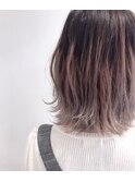 【グラデーション×イルミナカラー】ラベンダーアッシュ