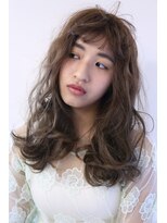 トランク ヘアー デザイン(tranq hair design)&nbsp;ミルクティーベージュパーマ大人可愛い