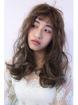 トランク ヘアー デザイン(tranq hair design) ミルクティーベージュパーマ大人可愛い