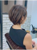 30.40代にオススメ×イルミナカラー×ひし形ショート◎