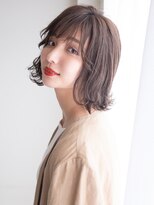 ヘアアンドエステ ヒロイン 西麻布本店(Hair&Esthe HIROIN) 『HIROIN西麻布本店』エフォートレスミディ【横顔美人】