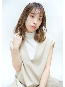 レスピア 銀座中央通り店(Respia) エアリーバングミディアム【銀座】