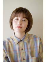 ピズム(PISM) Aラインボブ/ショコラベージュ/ミニボブ/小顔ボブ/ベビーバング