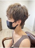 大人可愛いふんわりベリーショート