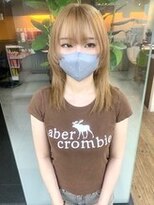 ディア(.eer)&nbsp;【.eer/ディア】顔周りウルフ/ブロンドベージュ