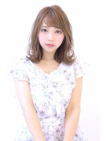 オーロ 緑地公園店(ORO)&nbsp;20代30代40代50代斜めバング前髪ピンクベージュマチルダボブ