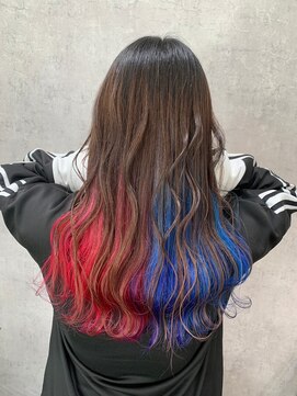 ヘアーワークス ボナ ウニクス店(HAIR WORKS bona) ハイライトカラーミディアムヘアグレージュカラーデザインカラー