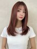 ［全員］縮毛矯正（カット付き）＋カラー＋monaco艶トリートメント￥31900