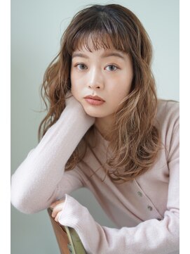 パール(PearL) 【PearL】小顔ヘア/コテ巻きパーマ/ネビージュ/20代30代ヘア