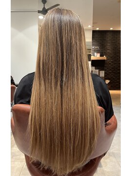 リベアトウキョウ 大島店(ReverTOKYO) ロングレイヤー/ハイライト[大島駅/大島駅/白髪染め]