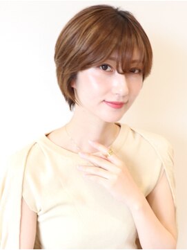 アイ(I.) 【 Ｉ. 】30代からのナチュラル前下がりショートボブ　川口