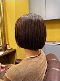 大人丸みボブ/30代/40代/50代/60代