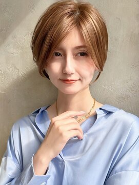 アフロート ルヴア(AFLOAT RUVUA) 似合わせ ショート ボブ 30代 40代 小顔 新宿 ひし形 前上がり