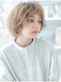 ハイトーンカラーマッシュウルフボブパーマc6越谷10代20代30代