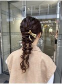 編みおろしツイン