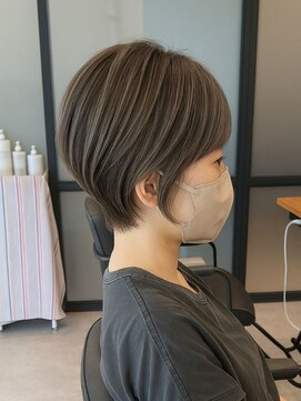 ヘアーカッティングガーデン ジャック モアザン 梅田店 ボブ/ショートボブ/ハイライト/20代/30代/大人女性/白髪ぼかし