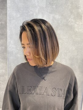 ラボヌールヘアー オリビエ 北千住店(La Bonheur hair Olivier) バレイヤージュ【OZAWA】