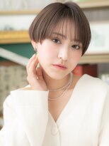 カバーヘア ブリス 川口(COVER HAIR bliss)&nbsp;小顔透けバングナチュラルマッシュショートc6川口20代30代