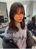 長崎　韓国/レイヤーカット/顔周り