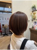 ☆丸みボブ　イヤリングカラー☆