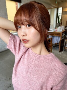 サロウィン 熊本上通り店(SALOWIN) 熊本 結べるボブ 顔まわりレイヤー ボブアレンジ Arisa.