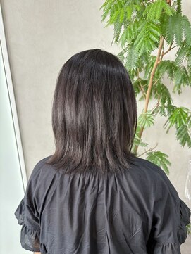 クム 横浜(qumu) 縮毛矯正 × 外ハネボブ【神永】