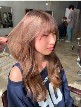 ラボアン 梅田店(lab.em.) 柔らかいミルクティーベージュ