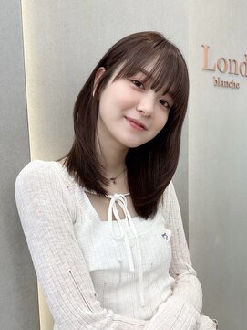 ロンドリゼル 札幌(Lond RiseL) ◯ オリーブグレー/韓国/レイヤーカット/髪質改善/縮毛矯正/札幌