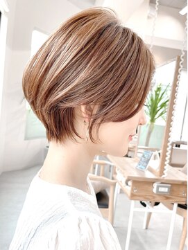 ♪前下がりショートボブハンサムショートカット上手い錦糸町ケア