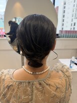 オン キャナルシティ博多前店(on)&nbsp;【中里恵梨】ボブ/シニヨンヘア/ヘアセット/お呼ばれヘア