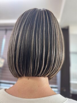 ヘア デザイン アンド ケア ビ ジョイ(Hair Design & Care Vi Joy) ハイライト　ボブ