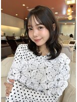 リコバイアフロート(riko by afloat)&nbsp;ミディアムレイヤー/レイヤーカット/ショコラカラー