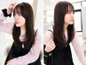 【春髪/やわ髪カラー(白髪染めも可)】カット+透明感カラー¥13750→¥9850