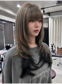 アウターカラーレイヤーカット