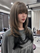 キャリー(Caly)&nbsp;アウターカラーレイヤーカット