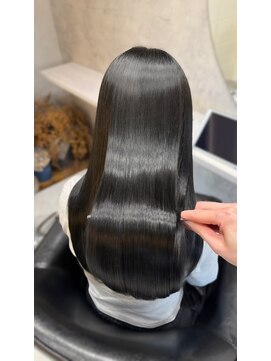 髪屋 紬 髪質改善ストレート