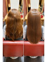 ラヴィソン ヘアー(RAVISSANT HAIR) 他店では伸びなかったクセも自然な艶髪ストレート