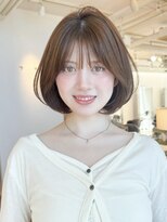 ビーチ(BEACH) ★ナチュラルショートレイヤーボブミルクブラウンダークパープル
