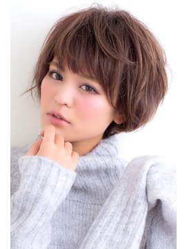 アリエッタ(aRietta) 【aRietta】大人かわいいタンバルモリグレージュ耳かけ小顔ボブ