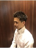ビジネスショート/田町/理容室/床屋/アイロンパーマ/顔剃り/