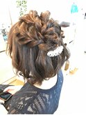 ワンレンボブゆるふわアレンジ【ヘアアレンジ　立川/立川南口】