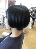 丸みショートボブ