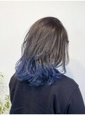 毛先★ブルーサファイア