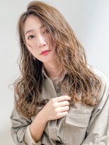 ロンド シャルム 吉祥寺(Lond charme)&nbsp;【Lond charme 濱田麻佑】フォギーベージュウェーブスタイル